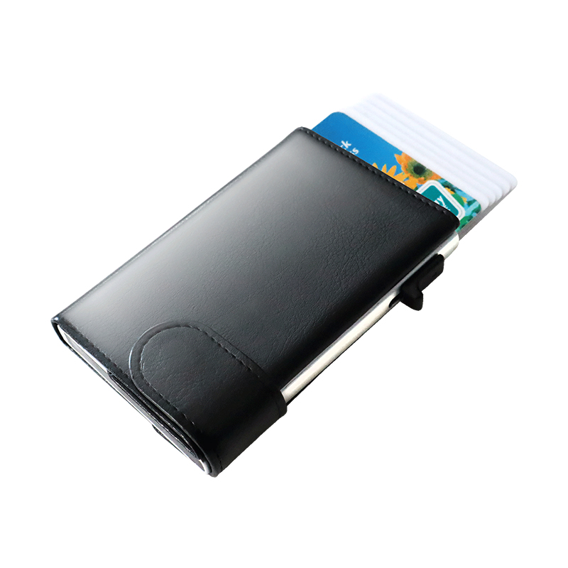 Wholesale Rfid Block Mem Credit Card Holder Wallet Pop Up Pu Leather Cardholders